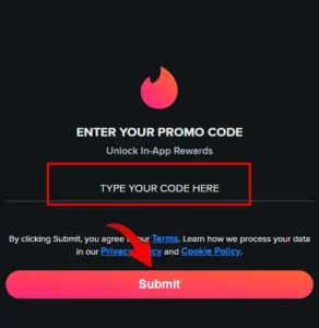 how to redeem Tinder promo code